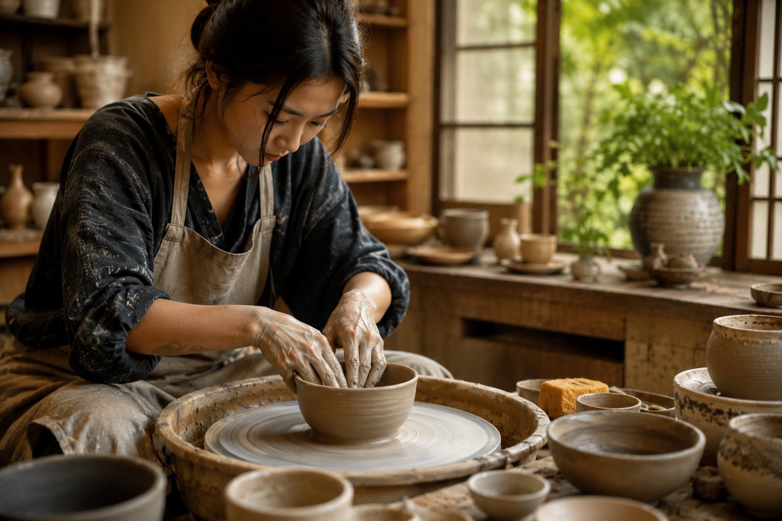 Kyoto Pottery Wheel Workshop