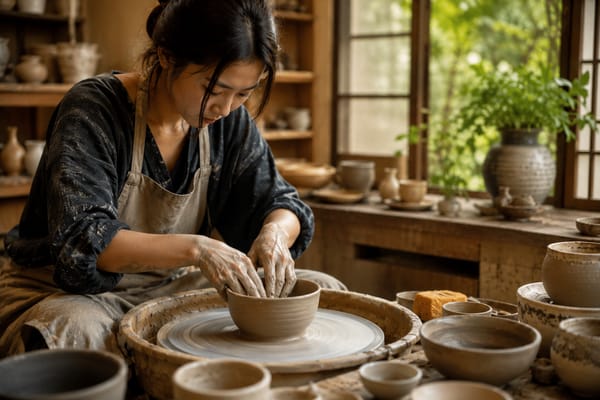 Kyoto Pottery Wheel Workshop